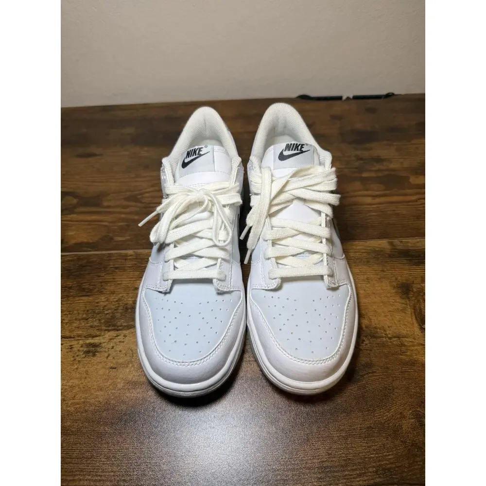 Nike Dunk Low GS “Reflective Swoosh White” Grey Sneakers FV0365 100 Size 7Y